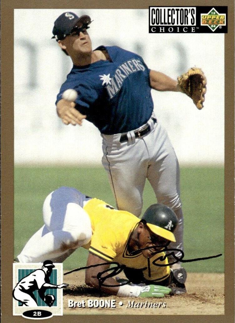 1994 Upper Deck Collector's Choice Baseball Gold Signature Bret Boone #59 PSA 7.5
