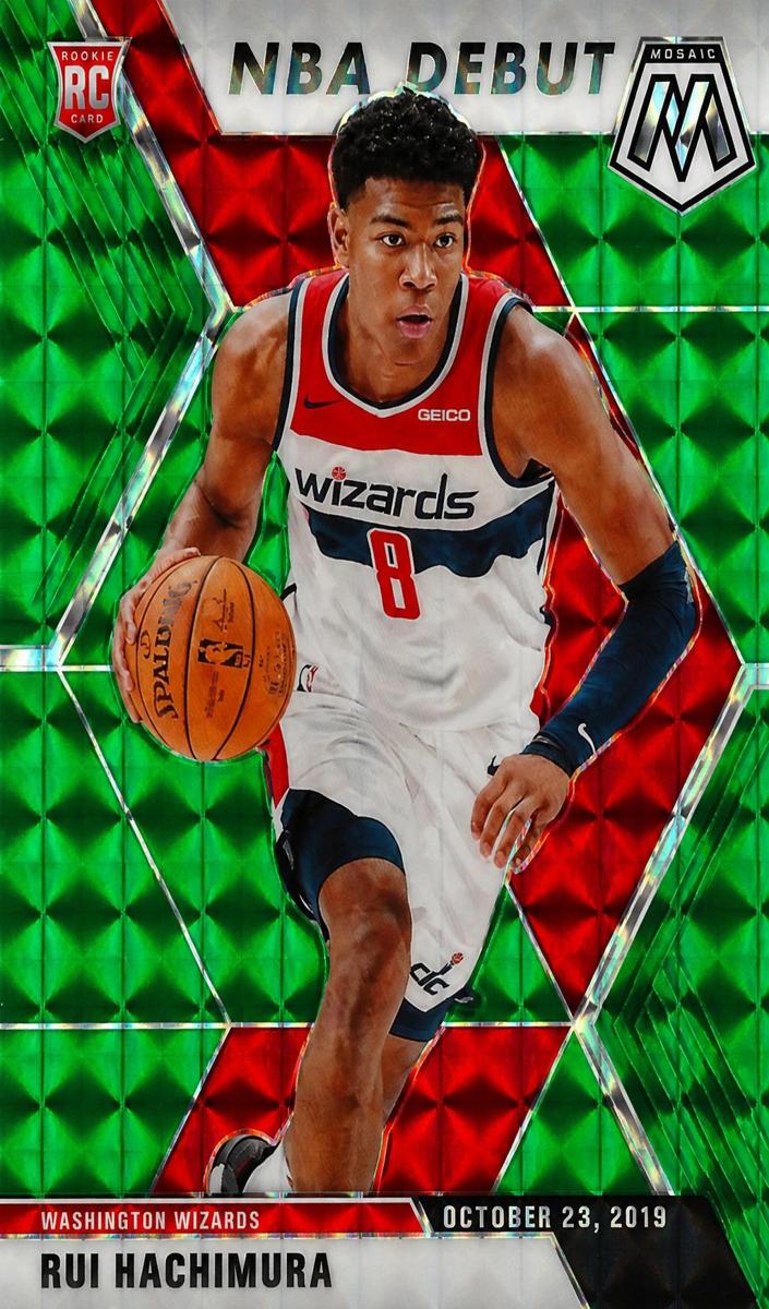 2019 Panini Mosaic Basketball Green Rui Hachimura #275