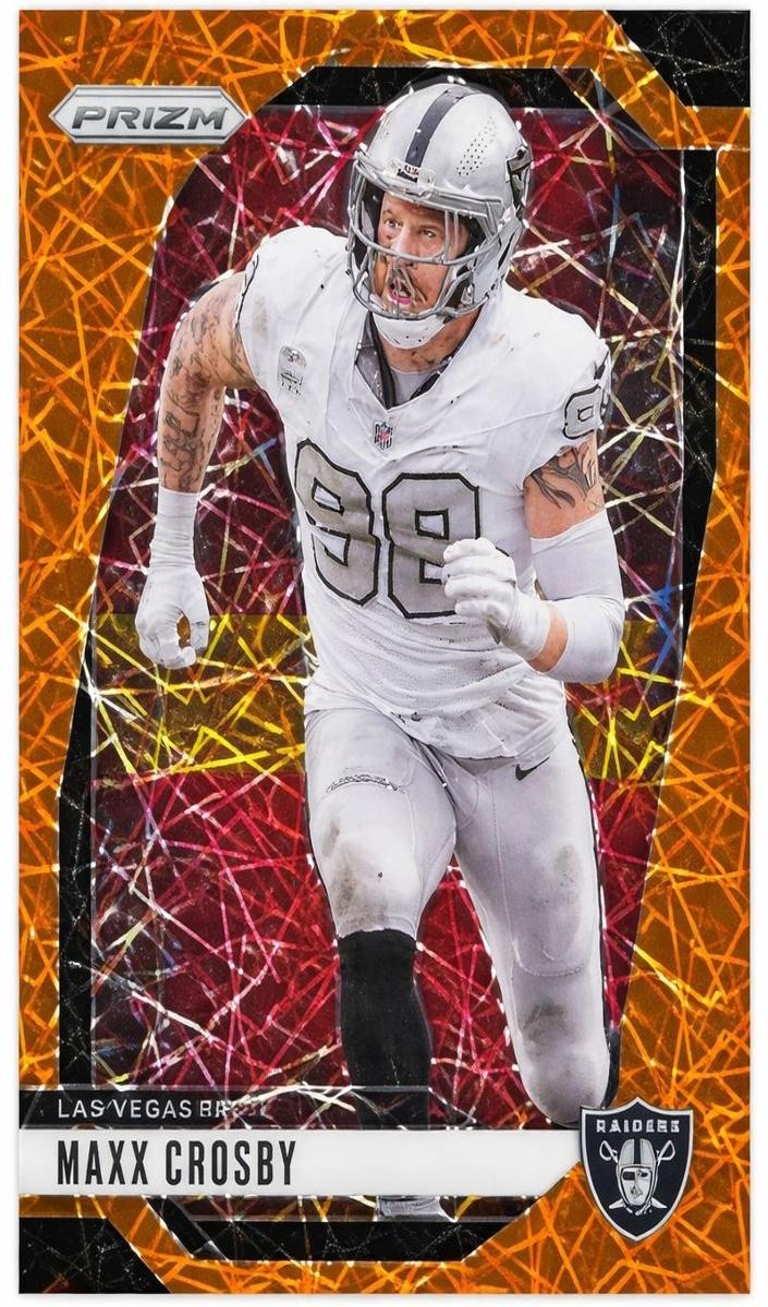 2024 Panini Prizm Football Lazer Maxx Crosby #152 PSA 9