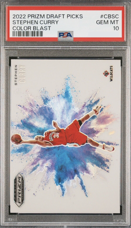 2022 Panini Prizm Draft Picks Basketball Stephen Curry #CB-SC PSA 10