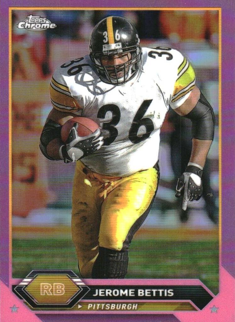 2023 Topps Composite Football Pink Refractor Jerome Bettis #26