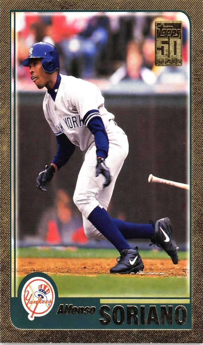 2001 Topps Baseball Gold Alfonso Soriano #508