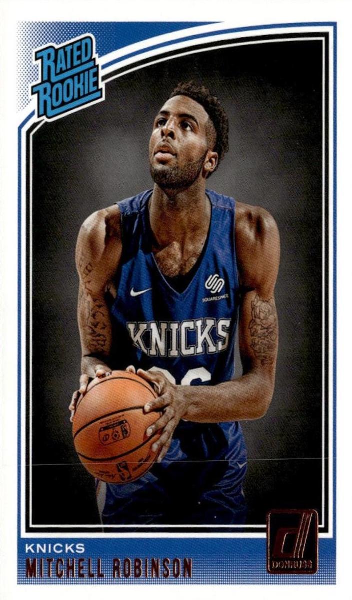 2018 Panini Donruss Basketball Mitchell Robinson #163 PSA 10