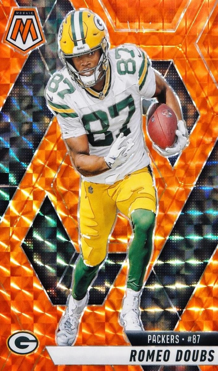 2025 Panini Mosaic Football Orange Romeo Doubs #130