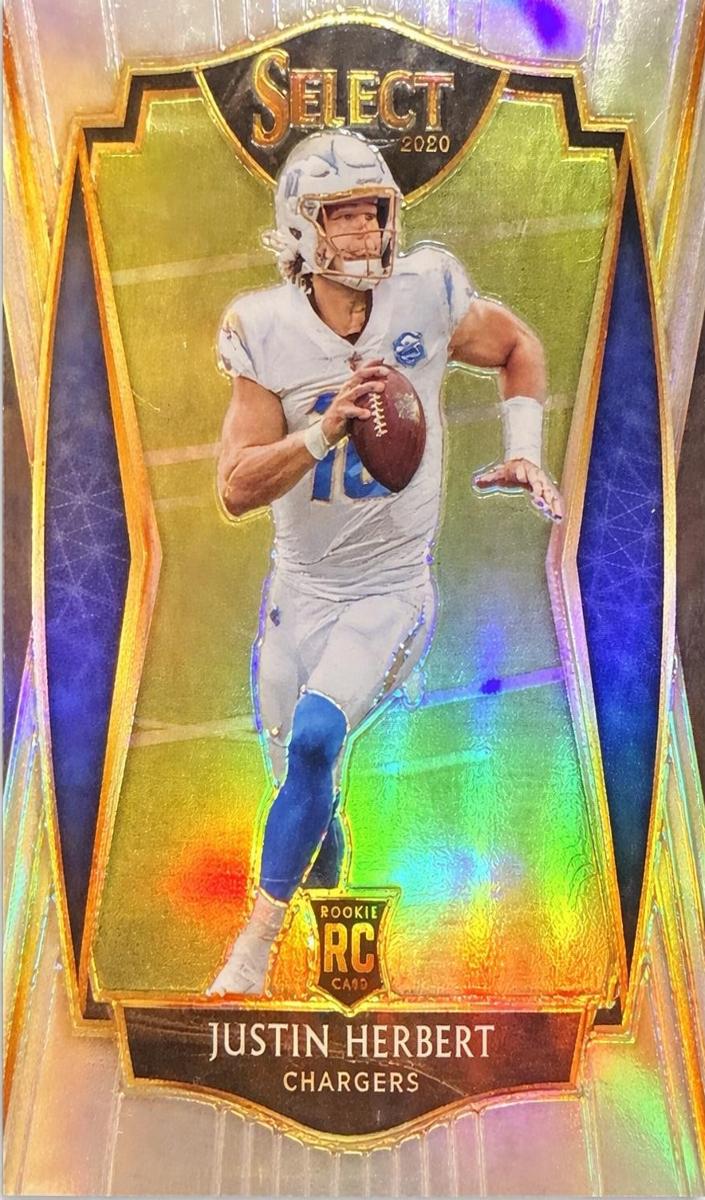 2020 Panini Select Football Silver Justin Herbert #144