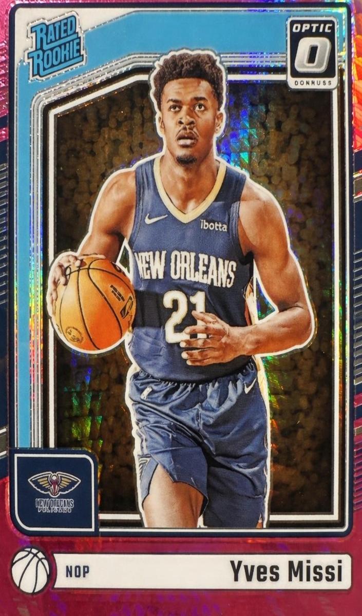 2024 Donruss Optic Basketball Hyper Pink Yves Missi #265
