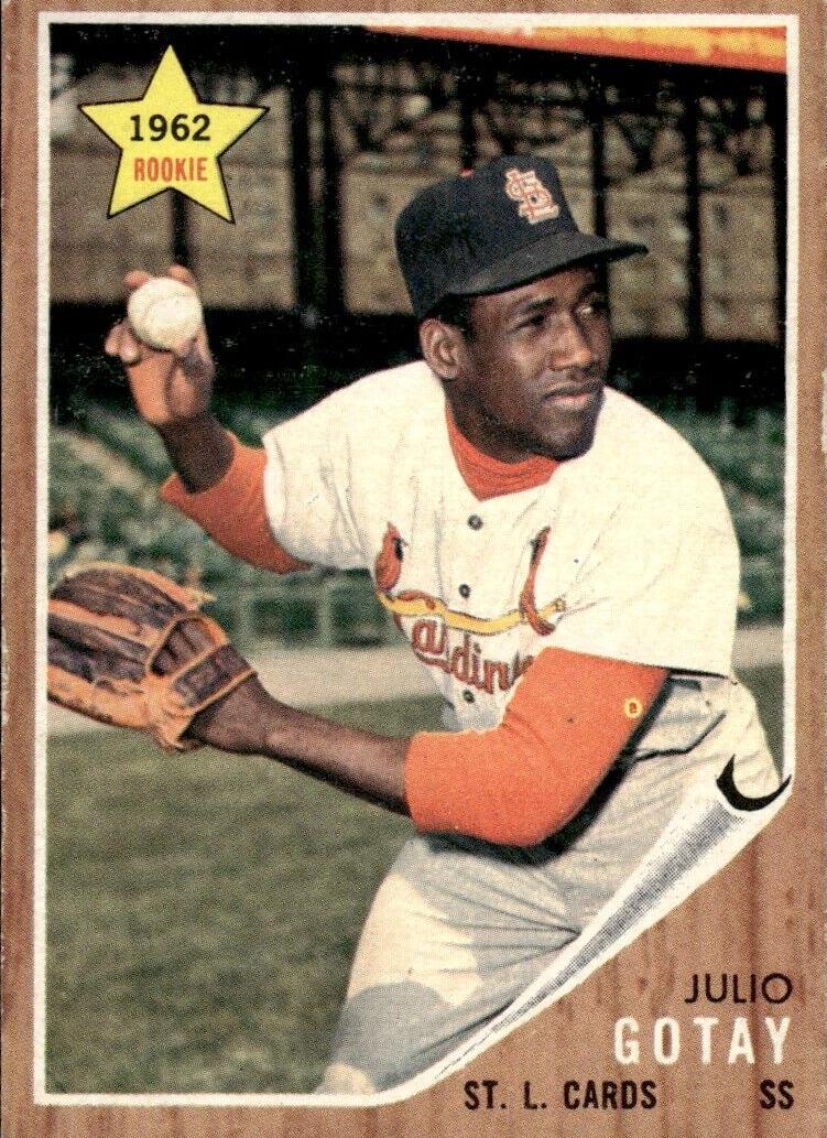 1962 Topps Baseball Julio Gotay #489