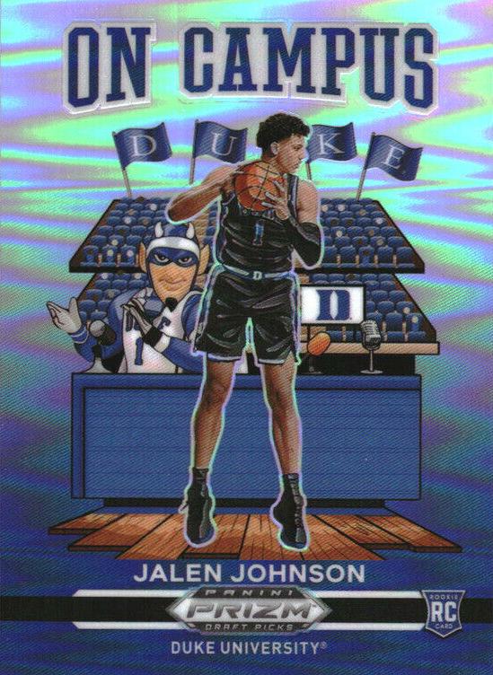 2021 Panini Prizm Draft Picks Basketball Jalen Johnson #7 CGC 8