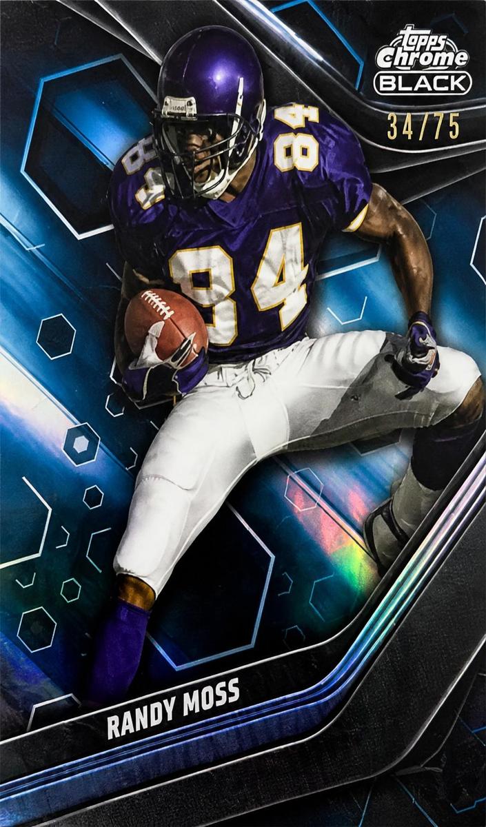 2023 Topps Composite Football Blue Lava Refractor Randy Moss #129