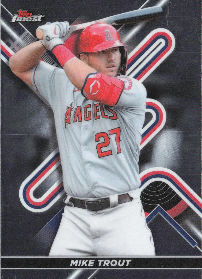 2022 Topps Finest Baseball Mike Trout #27