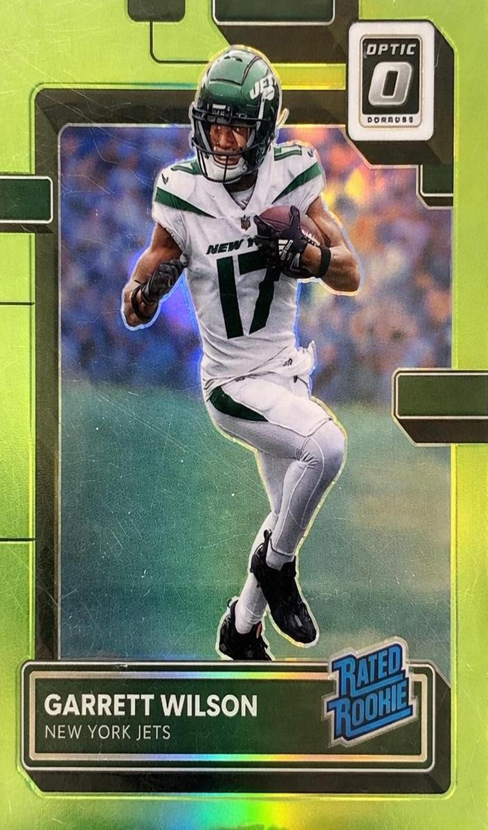 2022 Donruss Optic Football Lime Green Garrett Wilson #206
