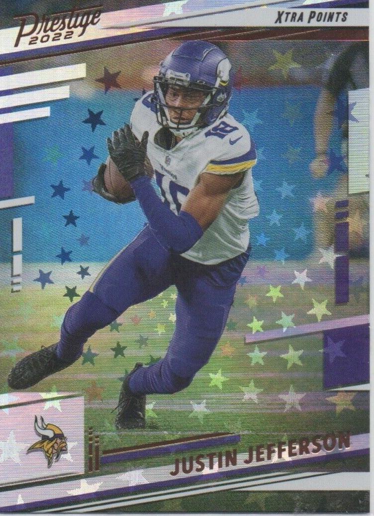 2022 Panini Prestige Football Xtra Points Astral Justin Jefferson #192