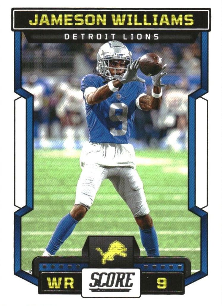 2023 Panini Score Football Jameson Williams #86 CGC 9.5