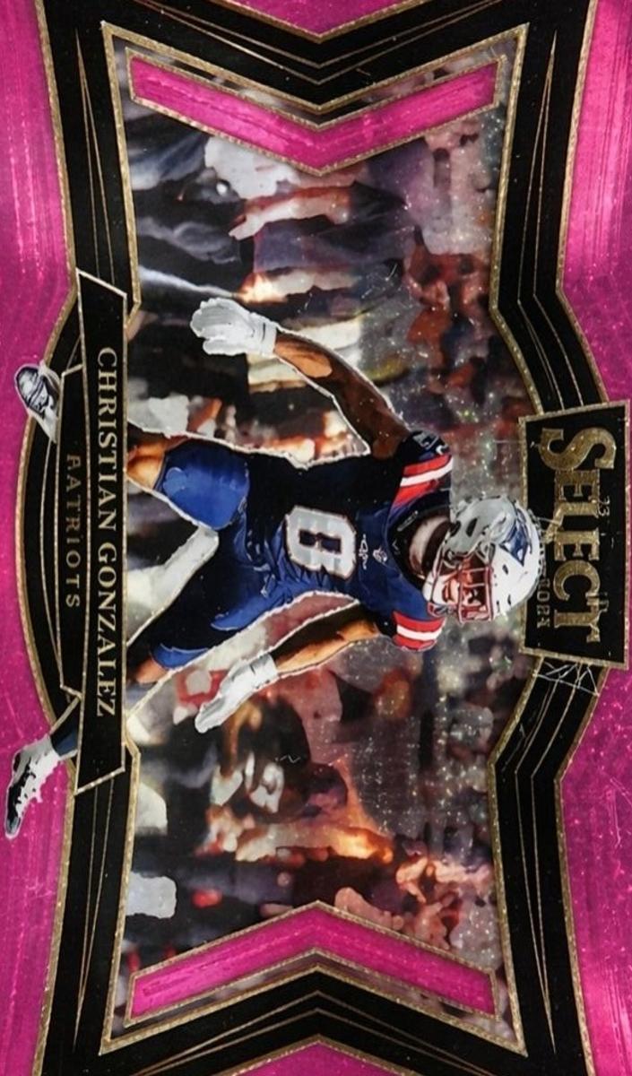 2024 Panini Select Football Pink Glitter Christian Gonzalez #419