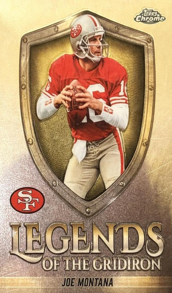 2025 Topps Chrome Football Joe Montana #LOG-8