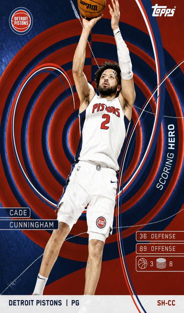 2025 Topps Match Attax Basketball Cade Cunningham #SH-CC