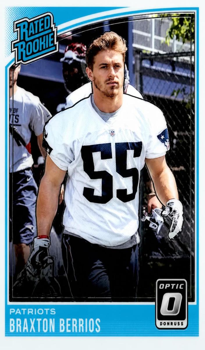 2018 Donruss Optic Football Braxton Berrios #192