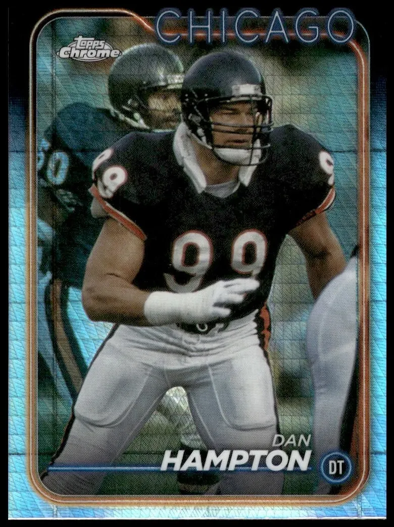2024 Topps Chrome Football Prism Refractor Dan Hampton #22