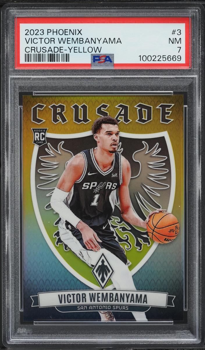 2023 Panini Phoenix Basketball Yellow Victor Wembanyama #3