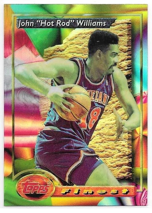 1993 Topps Finest Basketball Refractor John Williams #171