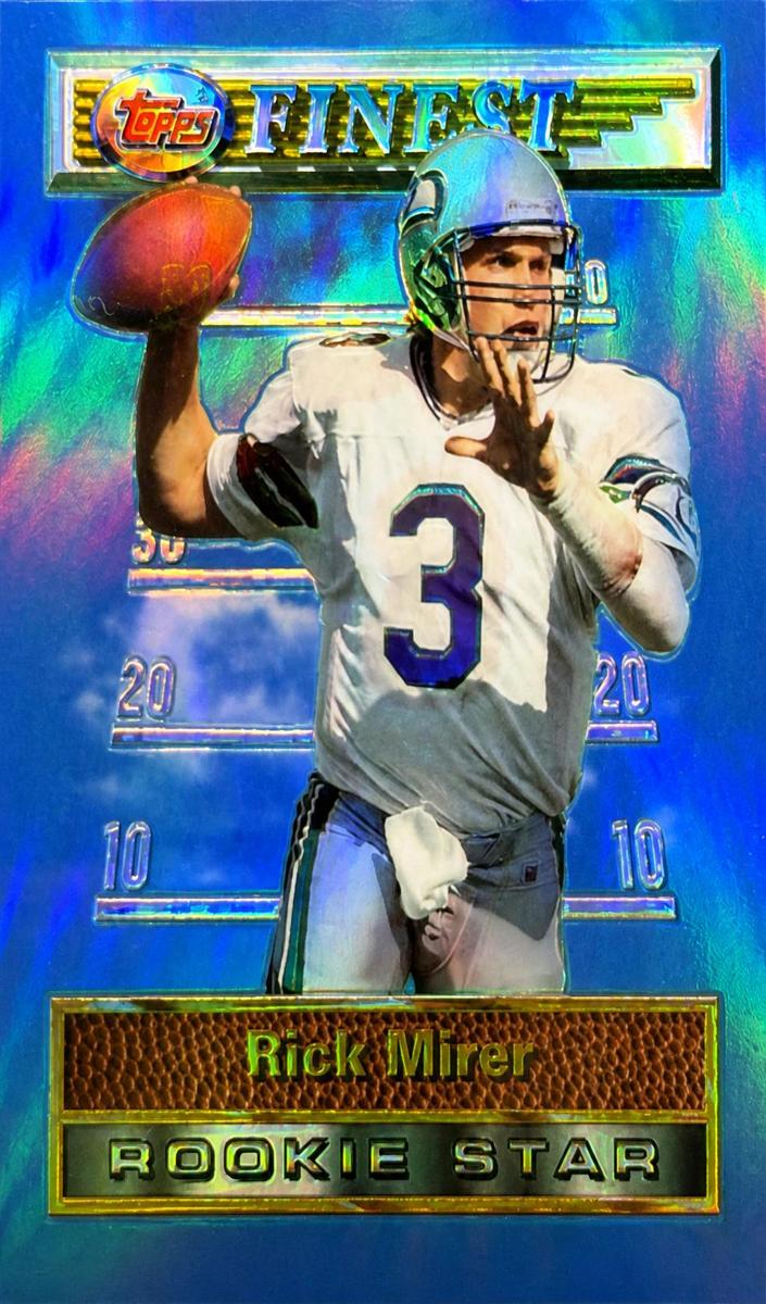 1994 Topps Finest Football Refractor Rick Mirer #41 PSA 9