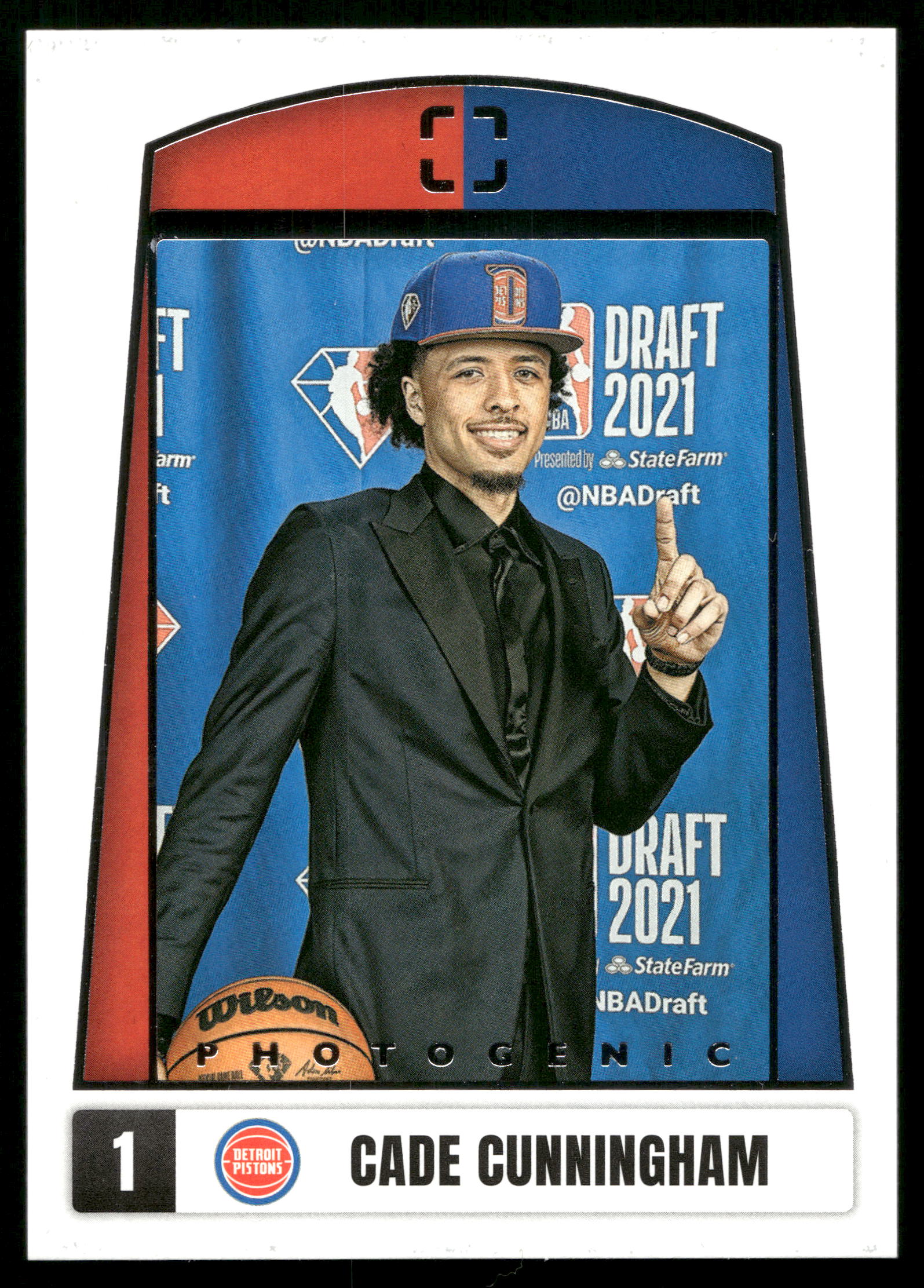 2021 Panini PhotoGenic Basketball Cade Cunningham #1 PSA 10