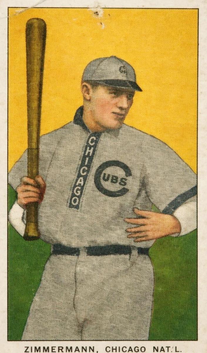 1909-11 T206 Baseball Heinie Zimmerman #NNO PSA 4.5