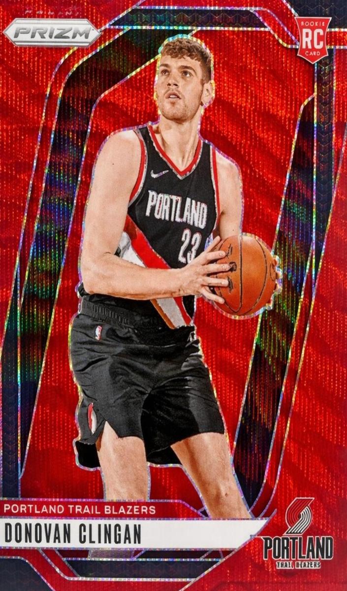 2024 Panini Prizm Basketball Ruby Wave Donovan Clingan #221 PSA 9