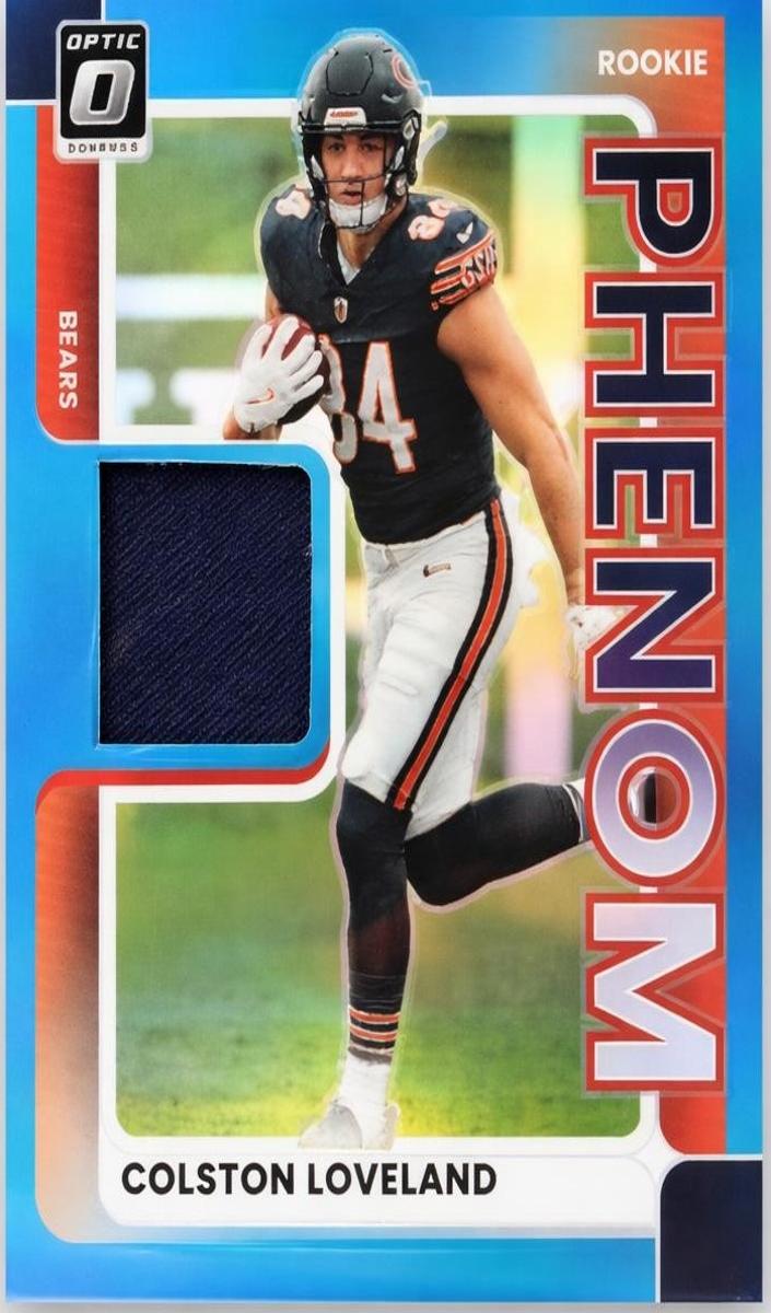 2025 Donruss Optic Football Neon Blue Colston Loveland #RPBH-CLD