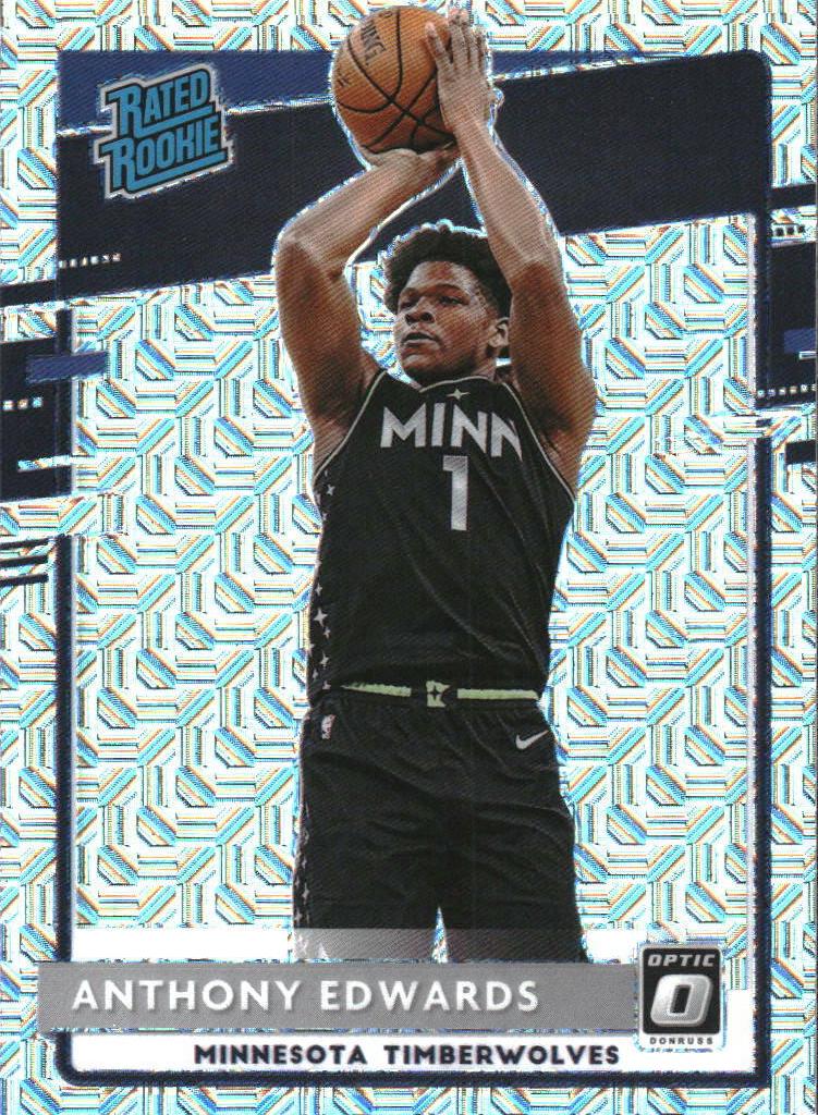 2020 Donruss Optic Basketball Choice Anthony Edwards #151 PSA 9