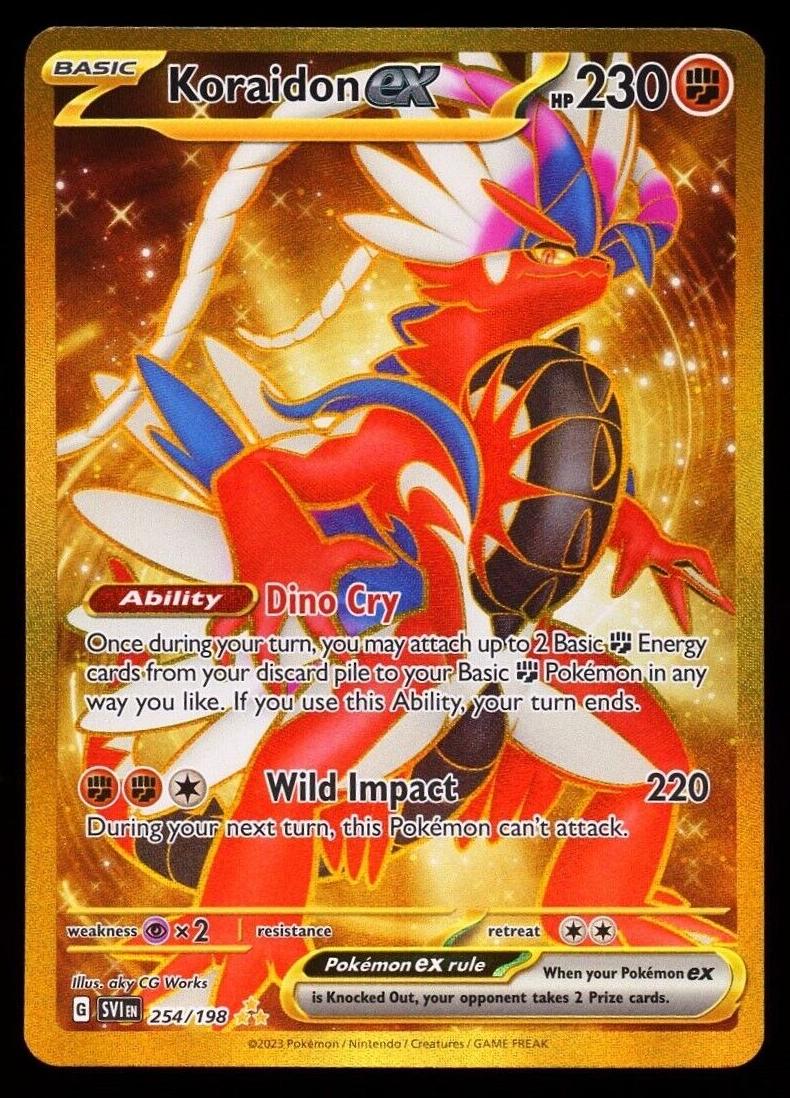 2023 Pokemon Scarlet & Violet Koraidon #254