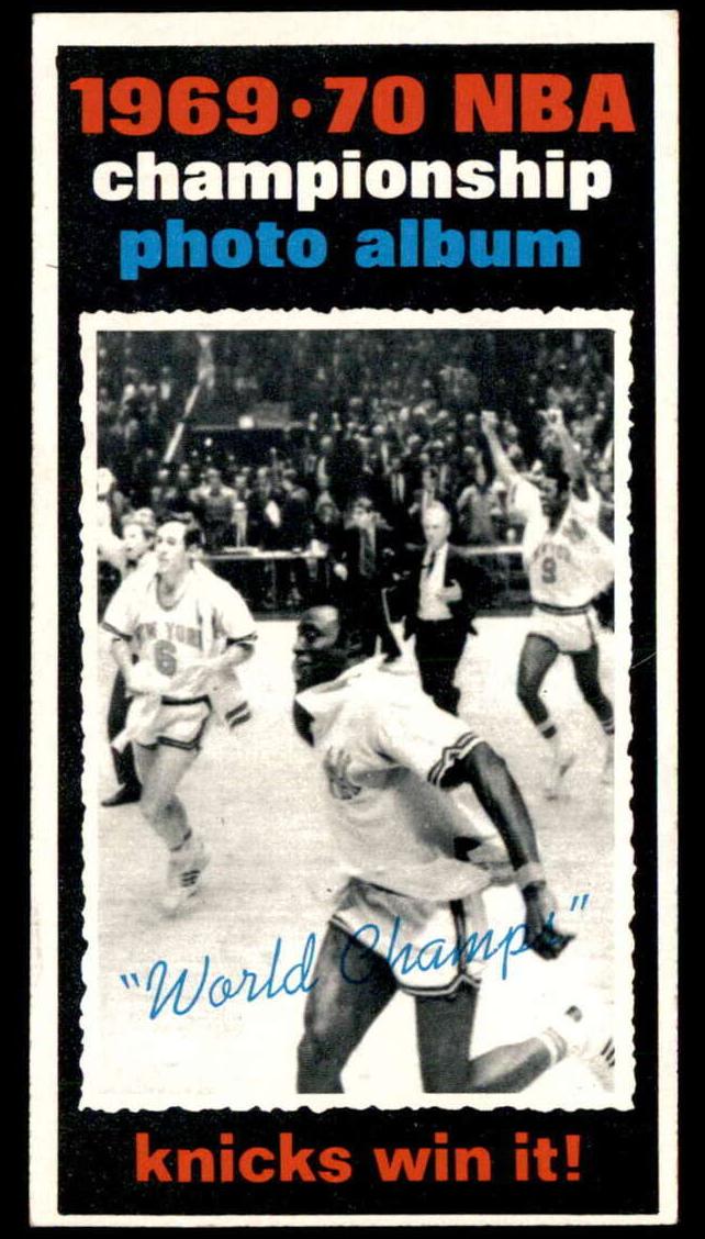 1970 Topps Basketball Knicks Celebrate #175 PSA 8.5
