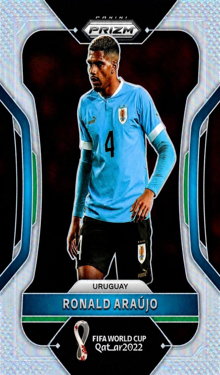 2022 Panini Prizm FIFA World Cup Qatar Soccer Silver Ronald Araujo #282