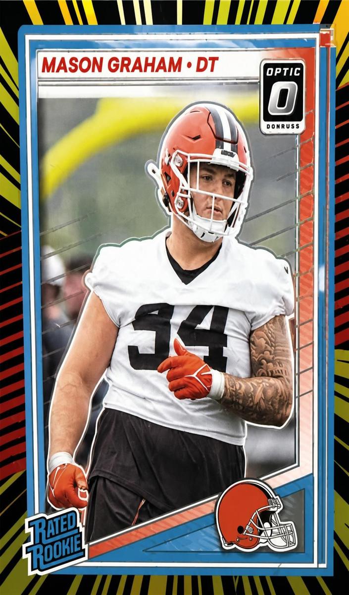 2025 Donruss Optic Football Electricity Mason Graham #206