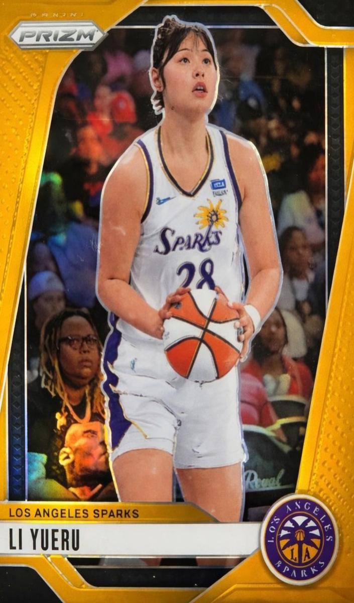 2024 Panini Prizm WNBA Basketball Orange Li Yueru #23 PSA 9