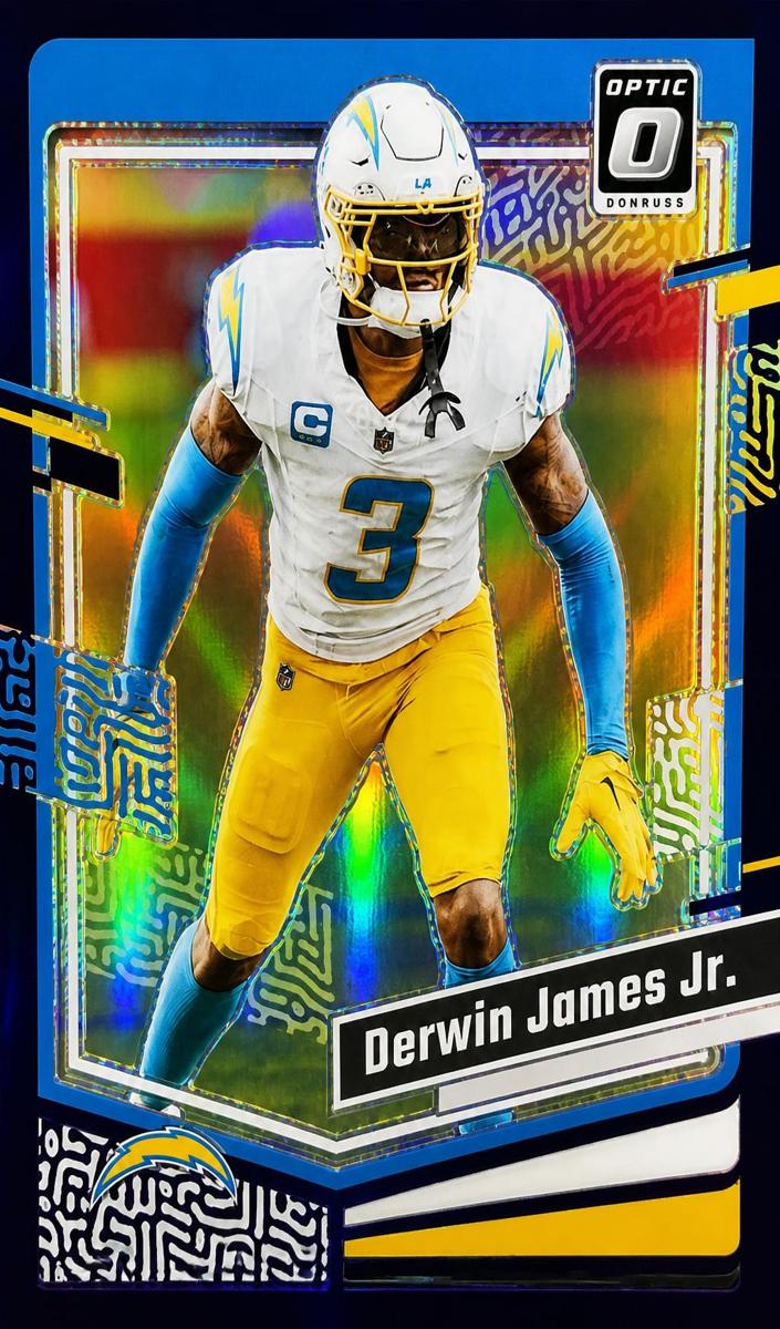 2023 Donruss Optic Football Purple Derwin James Jr. #102