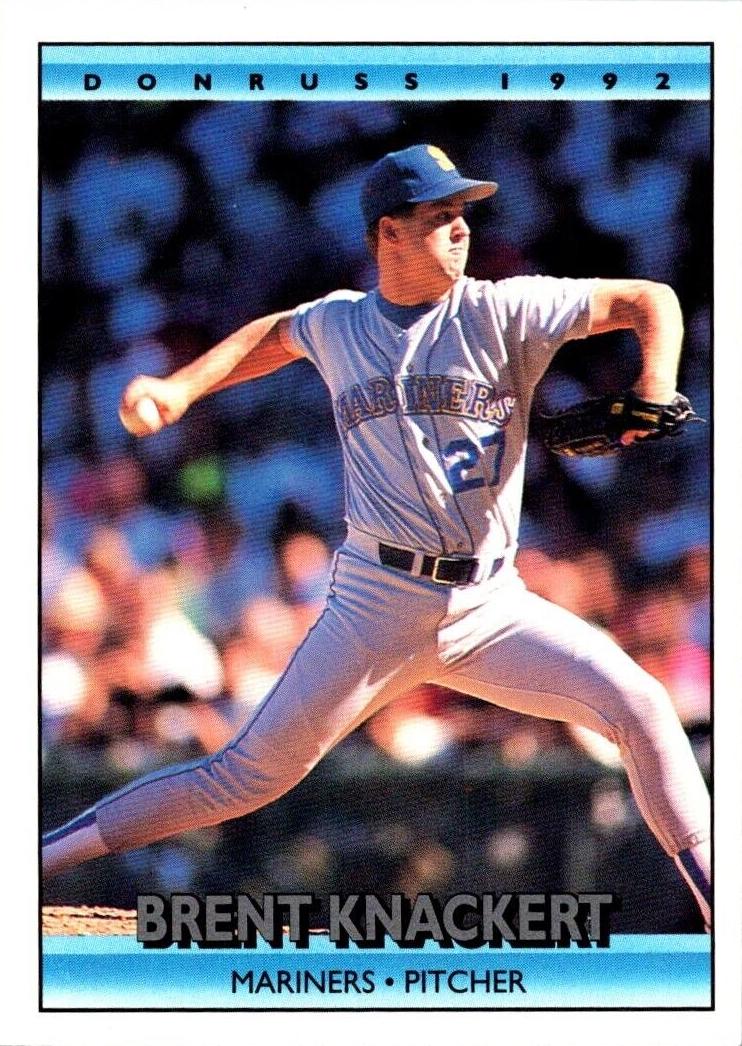 1992 Donruss Baseball Brent Knackert #608