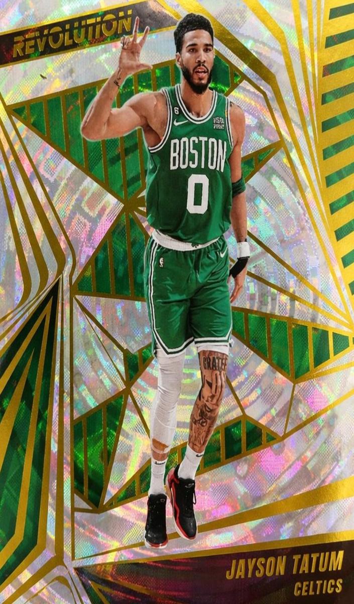 2023 Panini Revolution Basketball Fractal Jayson Tatum #35
