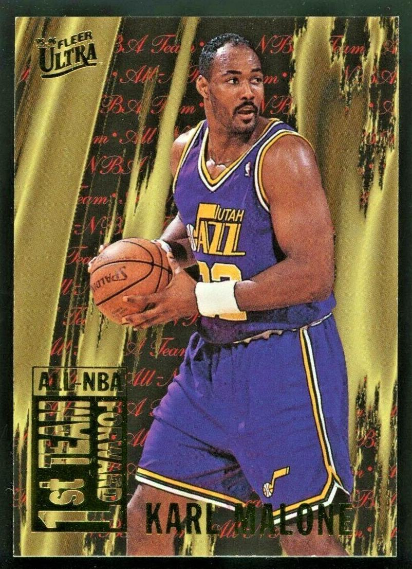 1995 Fleer Ultra Basketball Karl Malone #2 PSA 9
