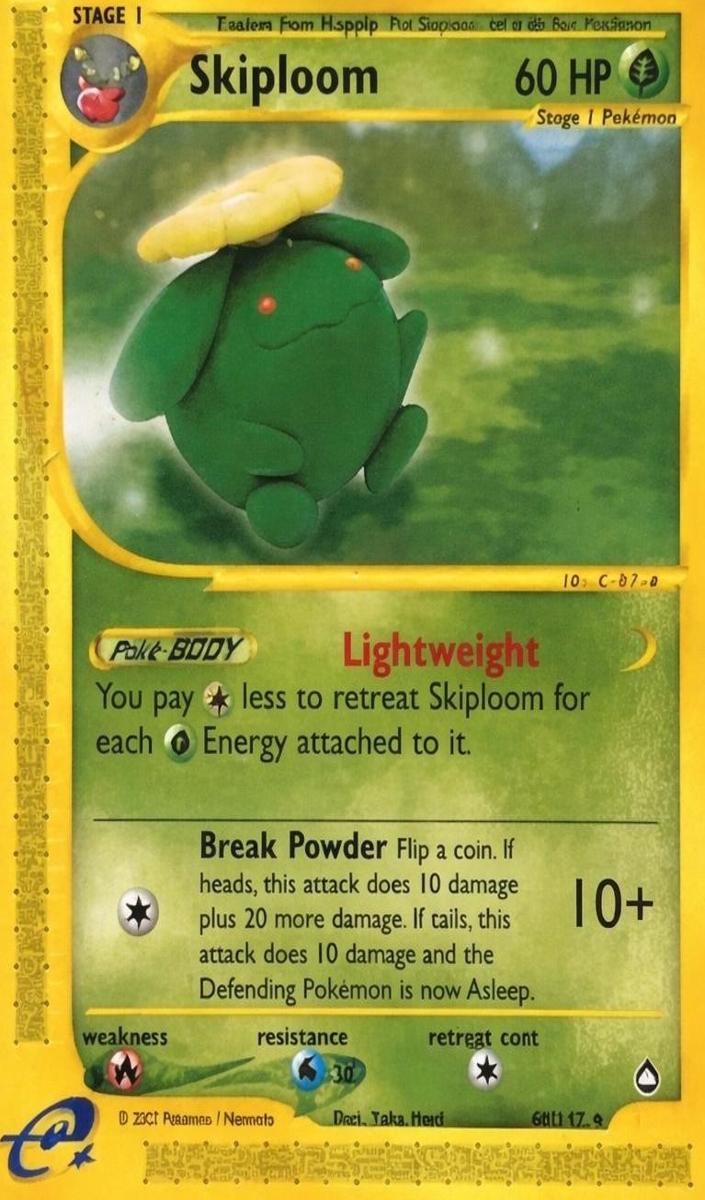 2003 Pokemon Aquapolis Skiploom #60