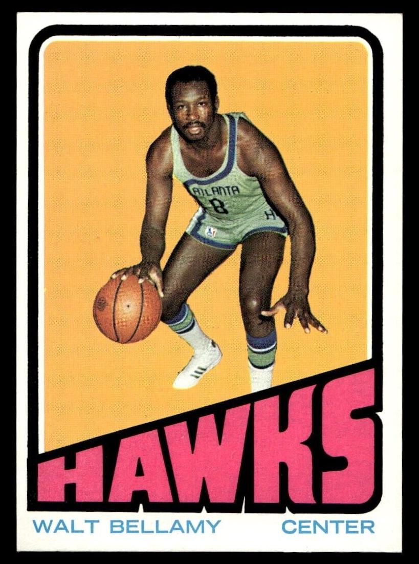 1972 Topps Basketball Walt Bellamy #97