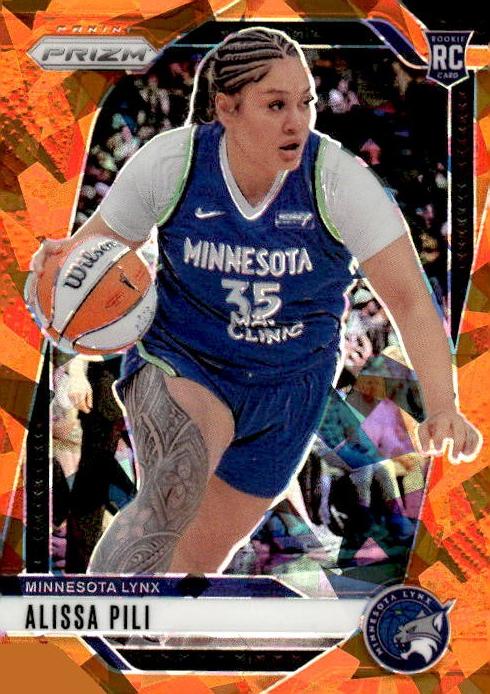 2024 Panini Prizm WNBA Basketball Orange Ice Alissa Pili #83 PSA 10