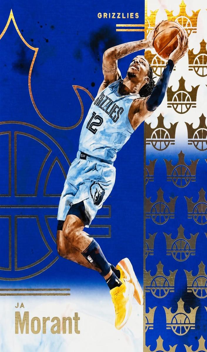 2024 Panini Court Kings Basketball Sapphire Ja Morant #64