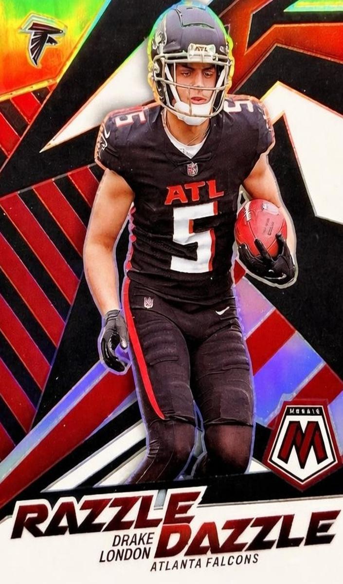 2022 Panini Mosaic Football Drake London #RD-25 PSA 9