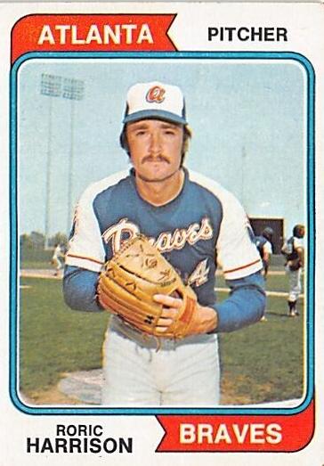 1974 Topps Baseball Roric Harrison #298