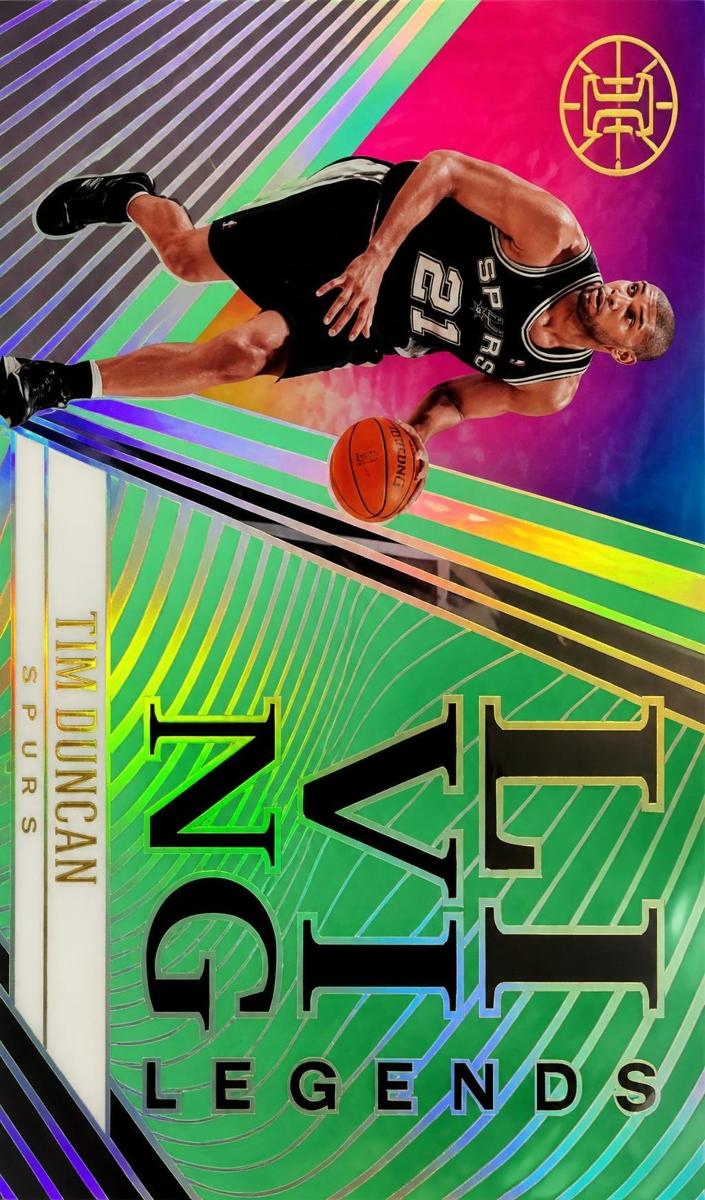 2020 Panini Illusions Basketball Emerald Tim Duncan #2