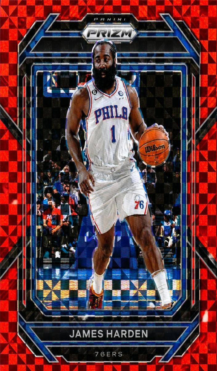2022 Panini Prizm Basketball Red Power James Harden #35
