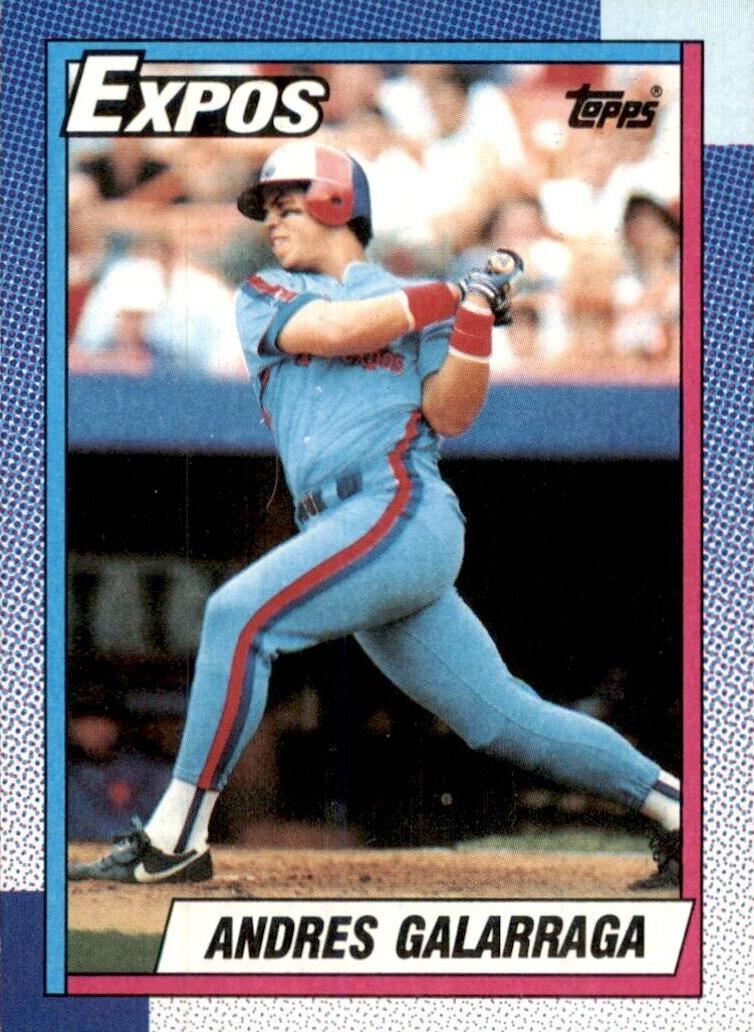 1990 Topps Baseball Andres Galarraga #720 PSA 9