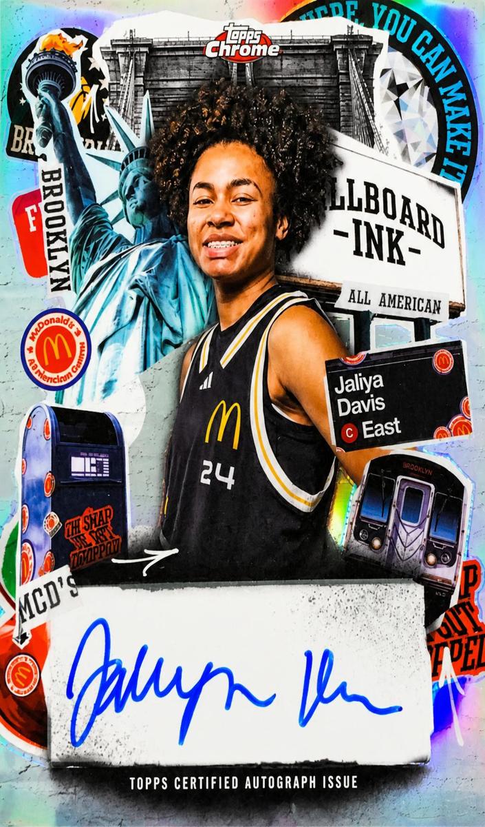 2025 Topps Chrome McDonald's All American Basketball Refractor Jaliya Davis #BI-JD