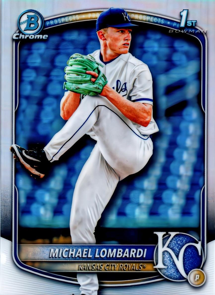 2025 Bowman Draft Chrome Baseball Refractor Michael Lombardi #BDC-118